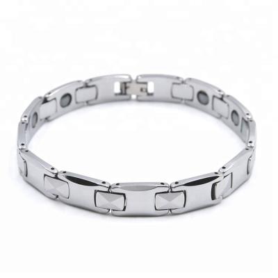 China Hot Selling TUNGSTEN Jewelry Pure Tungsten Man Chain Bracelet for sale