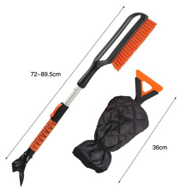 China Eco-Friendly New style ultra-low price high quality portable practical telescopic ice shovel two-piece set for sale