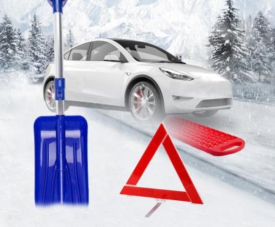 China Eco-Friendly Best selling family special car warning tripod skid plate emergency snow removal shovel set for sale