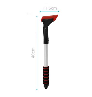 China Eco-Friendly New multifunctional vehicle mounted glass cleaning brush tool Oxford snow shovel three in one for sale