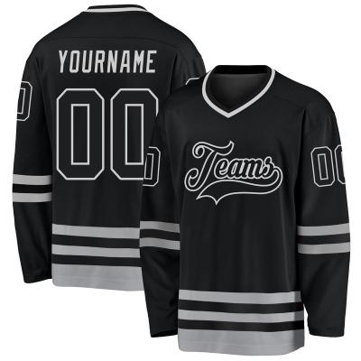 China Shirts & Tops Long Sleeve Hockey Shirt Factory Price Sublimation Ice Hockey OEM Customized Wear Resistant Tank Top Top for sale