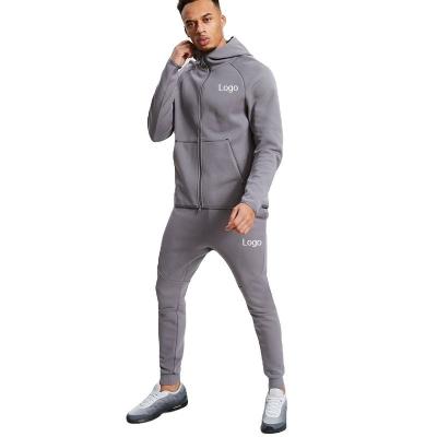 China Breathable Zipper Cotton Printed LOGO Hoodie Pants Autumn And Winter Tracksuit And Embroidery Customized For Men And Women Jogging Suit for sale