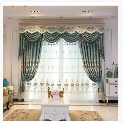 China 2021European Blackout Chenille Jacquard Curtain Fabric for sale