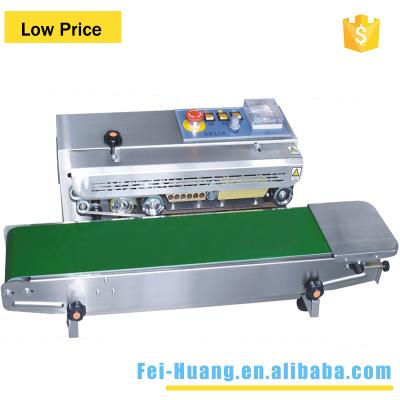 China chemical AUTOMATIC CONTINUOUS SEALING MACHINE, PLASTIC SACHET STRIP SEALER for sale