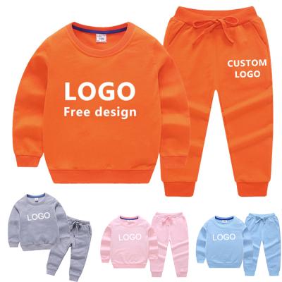 China 2021 Autumn Anti-Shrink Tracker Suits 2Pcs Cotton Kids Blanket Sweatsuits Tracksuits Girls Clothing Sets Custom Made for sale