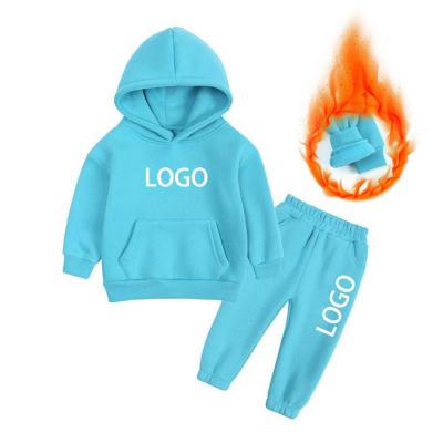 China Children Clothes Designer Unisex Sweatpants Sets Winter Sweatshirt Casual Custom Boys Girl And Hoodie Kids Tracker Sets for sale