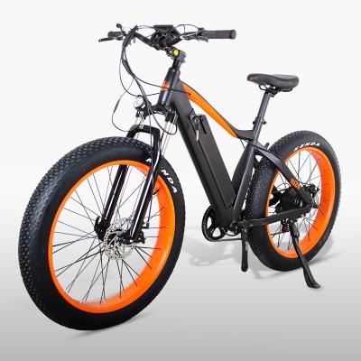 China New design standard 750w fat tire ebike 48v electric mountain bike 26 inch eclectic bicycle for sale