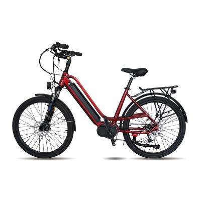 China new design standard vtuvia electric bike 26 inch bafang ultra electric city bike for ladies for sale