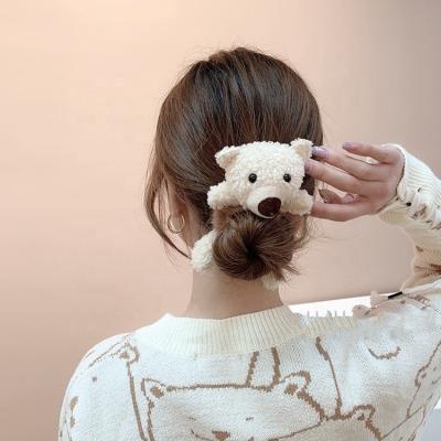 China Fashion Bunny Bear Fluffy Hair Band CIA Cute Girl Heart Cartoon Doll Hair Band for sale