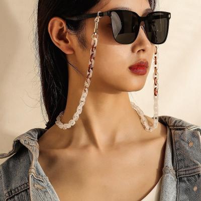 China Lanyard Fashion Resin Chain Chain Anti Drop Hot Color Matching Lost Glasses Anti Drop Chain Necklace for sale