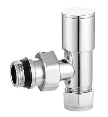 China Modern Angled Vertical Radiator Valves 1/2 Inch 15mm Thermostatic Radiator Valve for sale