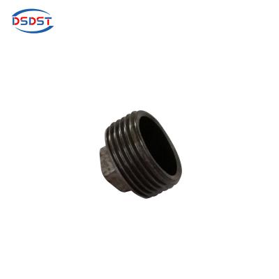 China Malleable Iron Pipe Fittings Plug Male Malleable Iron Pipe Fittings End Fittings Connector Cap Cast Iron Thread for sale