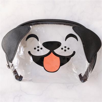 China Custom Clear PVC Cosmetic Bag Travel Fashion Pouch PVC Makeup Bag Transparent Cosmetic Clear Pouch Travel Cosmetic Pouch for sale