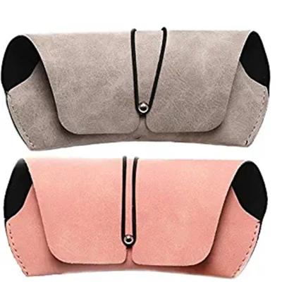 China 2021 High Quality Design Nice PU Leather Soft Comfortable Eyeglass Case for sale