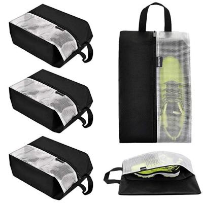 China Portable Waterproof Nylon Shoe Bag For Travel for sale