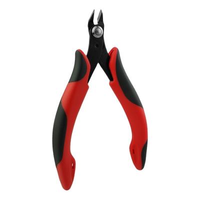 China Wire Cutter Side Cutting 181W ESD Flush Side Cutter Anti-Slip 4.5in Electronic Pliers Cutting for sale