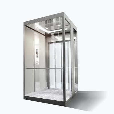 China 2 Floor Contemporary High Quality Stainless Steel Low Cost Disabled Lift Customized Lift Villa Lifts for sale