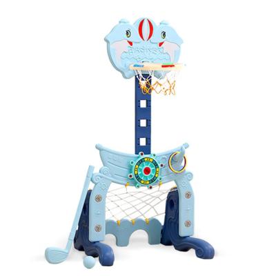 China Easy Adjustable Indoor Children Height Assembly Sports Nice Game Toy Basketball Stand for sale