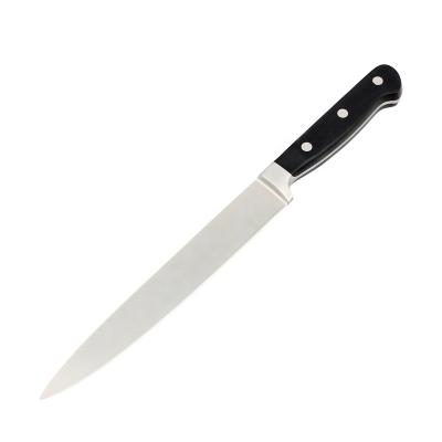 China Viable In Stock 8 Inch 3Cr13 Stainless Steel Professional Slicing Knife With ABS Mat Handle for sale