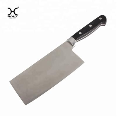 China Sustainable 7 Inch Cleaver Knife With Rivets And ABS Handle for sale