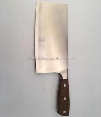 China Forged Disposable Slitting Cleaver Meat Cleaver/Vegetable Knife Stainless Steel Butcher Cleaver for Home Kitchen or Restaurant - 7 Inch Heavy Duty for sale