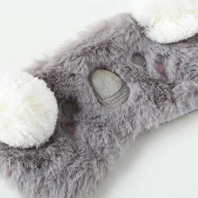 China Daily Life Soft Cute Koala Plush Animal Eye Covers For Sleeping Eye Shade Cover For Girls Airplane Eye Patch for sale