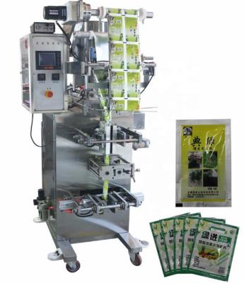 China Automatic Food Sealing Three Side Sealing Three Side Seal Semi-fluid Tomato Sauce Paste Packing Machine for sale