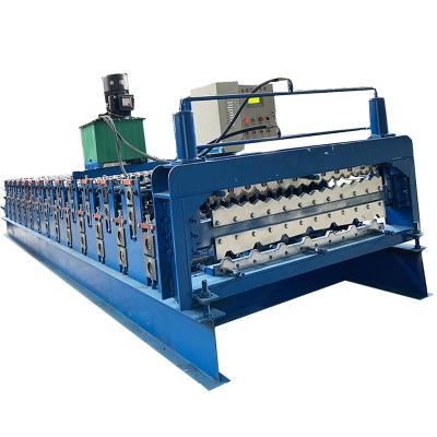 China Building Construction Can Be Customized Size Tile Press Metal Roofing Sheet Roll Forming Machine Iron Roofing Sheet Making Machine for sale