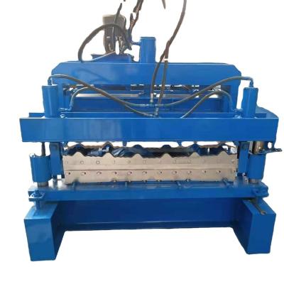 China Building Material Shop Single Layer Roofing Sheet Metal Crimping Roll Forming Machine for sale