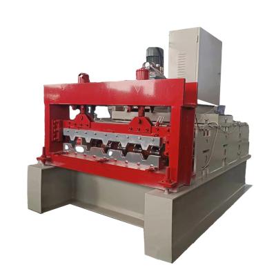 China Building Material Shops Customizable Tile Press Matching Machine Horizontal Crimping Roof Sheet Crimping Machine for sale