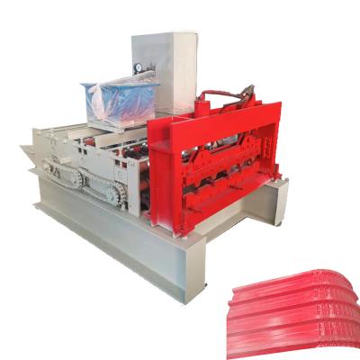 China Building Material Stores Curving Machine Old Angle Color Steel Roofing Covers Arch Hydraulic Camber Curving Roll Forming Machine for sale