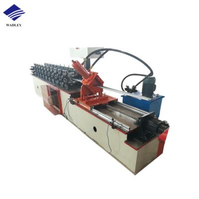 China Metal Object Omega Metal Cap Track Gauge Steel Channel Frame Light Keel Roll Forming Making Machine for sale