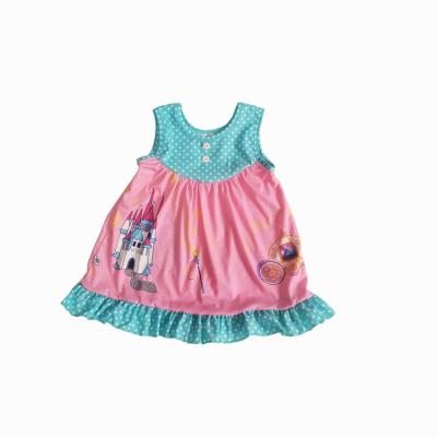 China Comortable 2019 Best Selling Cotton Kids Dresses Design Cute Pretty Girls Princess Dress Fashion Dress for sale