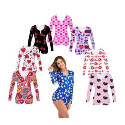 China 2020 wholesale boutique summer adult female fashion QUICK DRY fully printed bodycon jumpsuit jumpsuit for sale