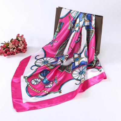 China China Manufacturer Wholesale Square Style Women Fashion Squareprinted Scarf for sale