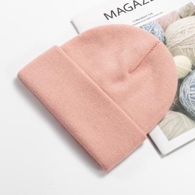 China COMMON Wholesale White Cashmere Design Fashion Multicolor Beanies Unisex Knit Beanies Hat for sale