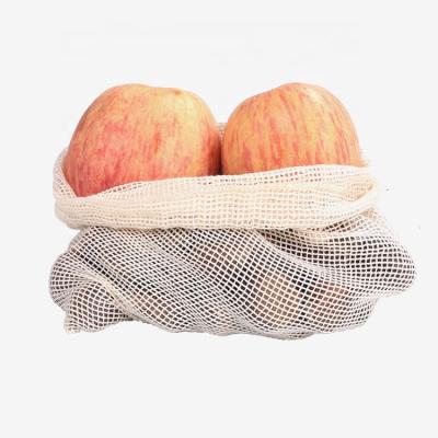 China Disposable Cotton Material Recyclable Environmental Protection Fruit Storage Bags for sale