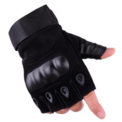 China Half Finger Fan/Commando Military Gloves Combat Training Gloves Wear-Resistant Tactical Fingerless Half Non-Slip Finger for sale