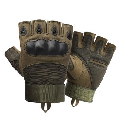 China Half Finger/Factory Outdoor Recycling Gloves Non-slip Wear-resistant Military Gloves Wholesale Half-finger Fingerless for sale