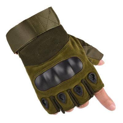 China Half Finger / Half-finger Fingerless Outdoor Cycling Gloves Show Sports Fitness Gloves Army Fan CS Military Tactical Gloves for sale