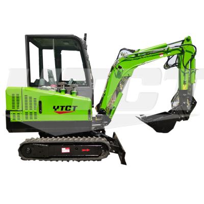 China YTCT Mini Excavator China Factory Price Mini Excavator For Sale Building Material Stores for sale