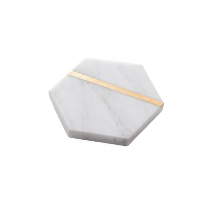 China Artist Designs Japan Style Craft Marble Viable Wooden Coaster Anti-Slip Cork Mat Insulation Coasters for sale