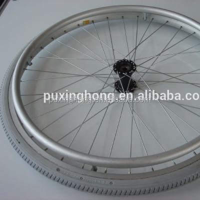 China Health Care Physiotherapy China Top Supplier For PU Wheel&Tire For Wheelchair Wheel for sale