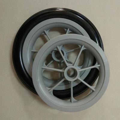 China Baby Stroller/Pram/Scooter Baby Stroller Carriage Wheel 8 Inch PU Foam Filled Solid Wheel for sale