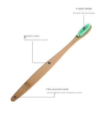 China Small Filament Brush Disposable Wood Bristle Brush Disposable Bamboo Charcoal Tip Small Brush Soft Grinding Head for sale