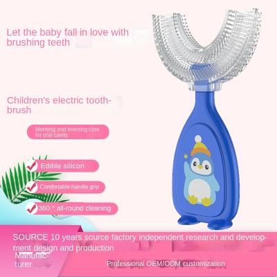 China Other new childrenUType manual toothbrush silicone toothbrush baby in type full siliconeUType mouth oral cleaning toothbrush for sale