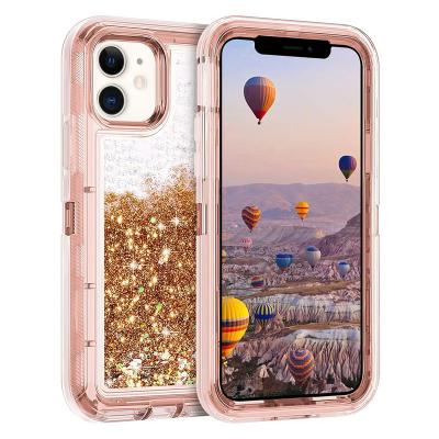 China wholesale 3D Glitter Heavy Duty Full Body Case Factory For iPhone 8 Plus Cute Sparkle 3D Glitter Quicksand Bling Shockproof Case For iPhone 11 Pro Max XR XS for sale