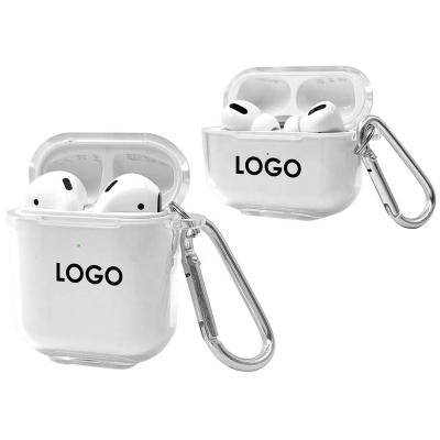 China Wholesale Price Anti-knock Clear Shockproof Protective Soft TPU Case Cover For Apple AirPods 1/2, Custom LOGO For AirPods Pro Case for sale