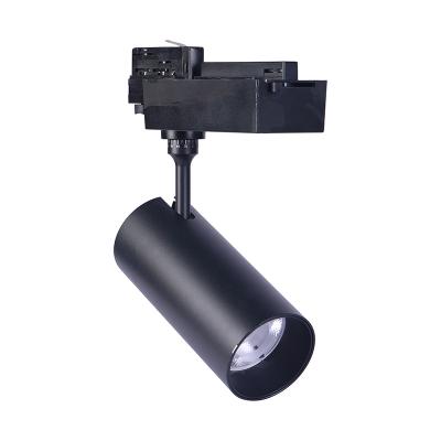 China 360 Degree Zoomable Beam Adjustable Ceiling Adjustable Spot 15 to 55 Degree Dimmable Narrow Cob Led Zoom Track Light for sale