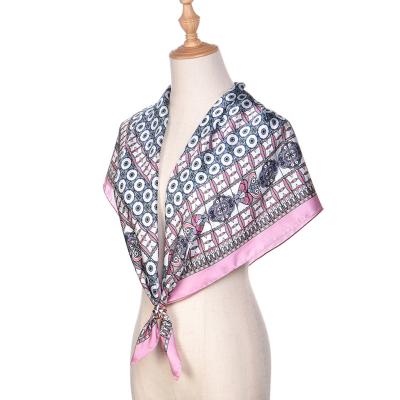 China Places Most Popular Summer Silk Scarf Satin Silk Bandana for sale